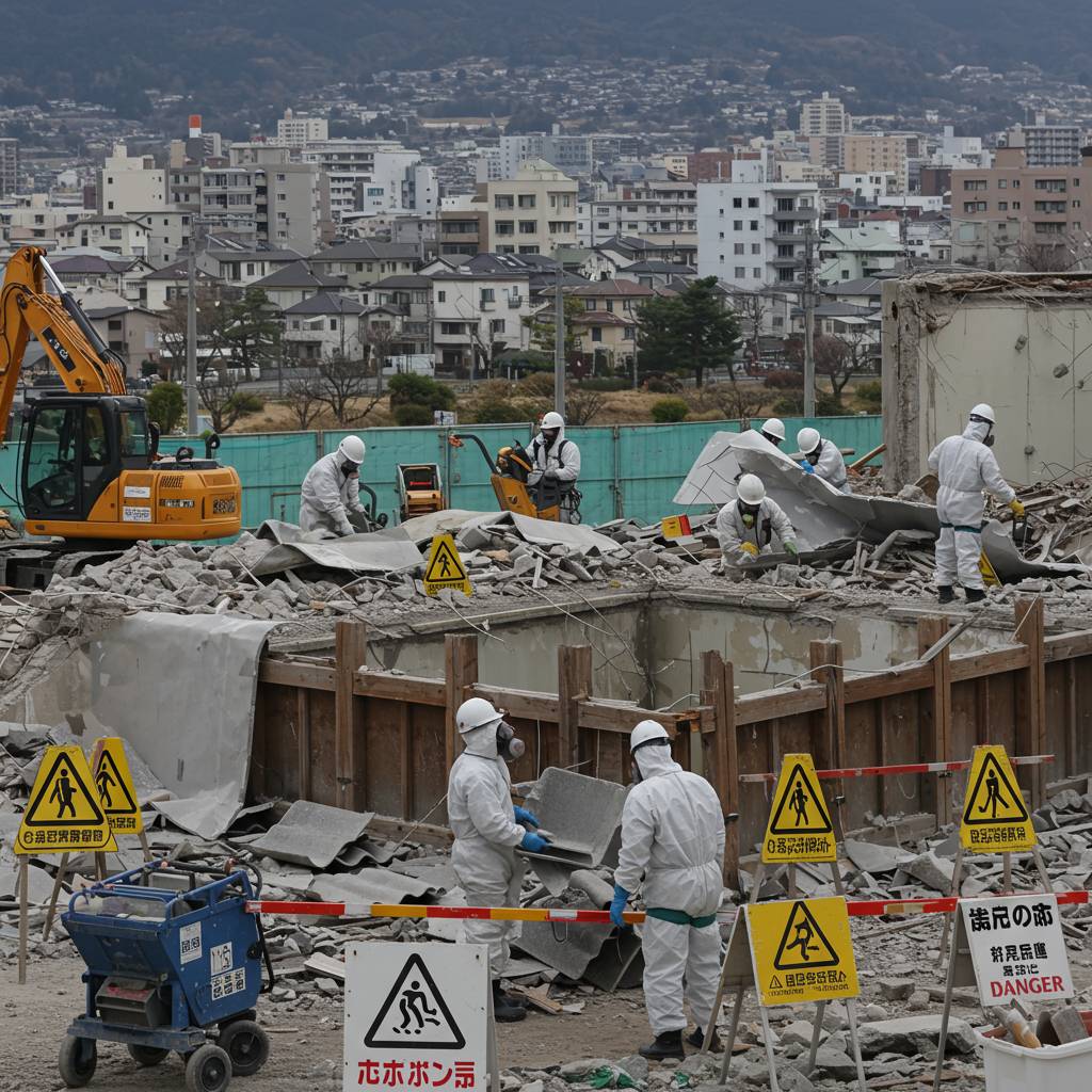 高松市の解体工事におけるアスベスト問題と対策