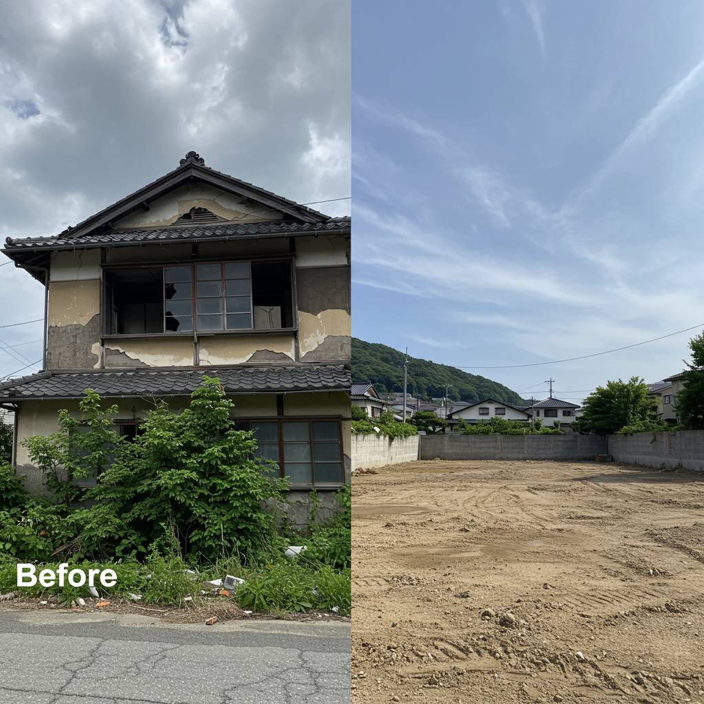 驚きの変化！高松市の空き家解体ビフォーアフター実例集