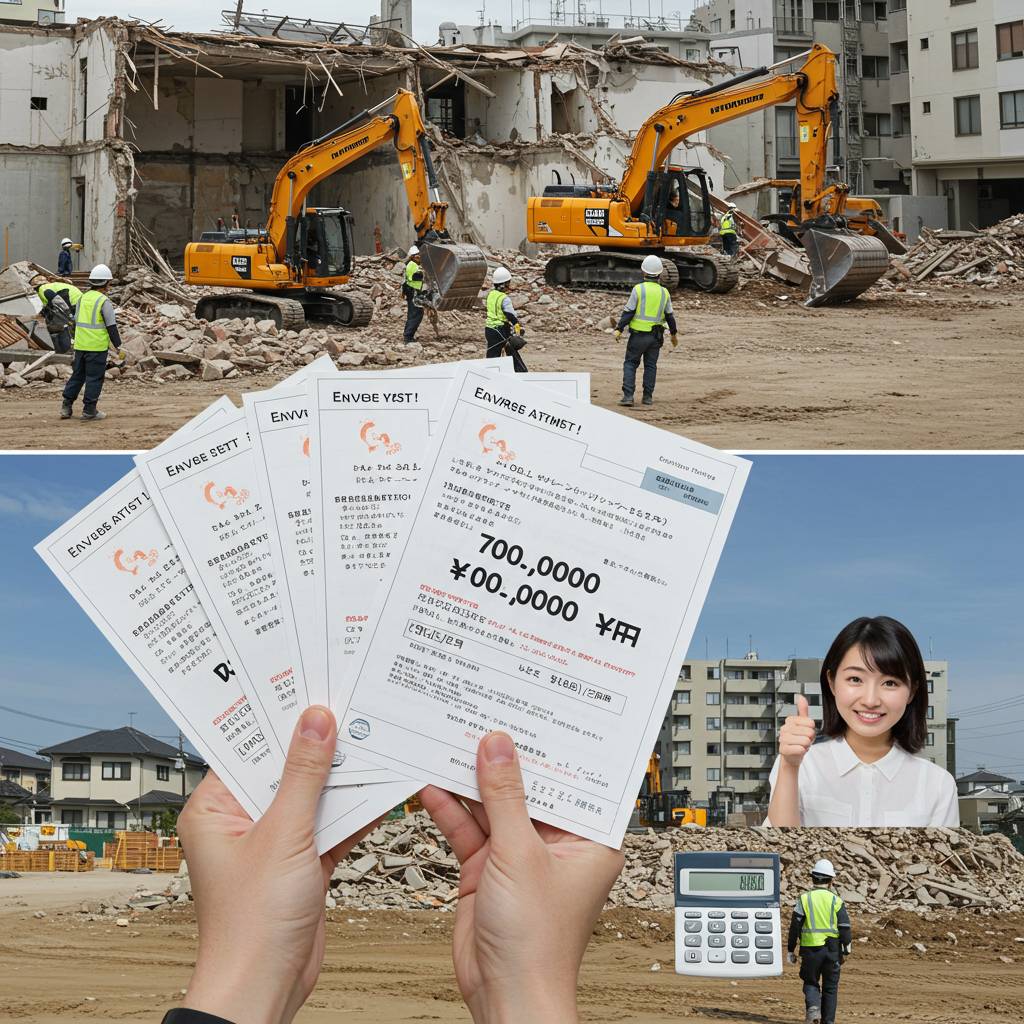 一括見積もりで70万円安くなった！高松市の解体工事成功体験
