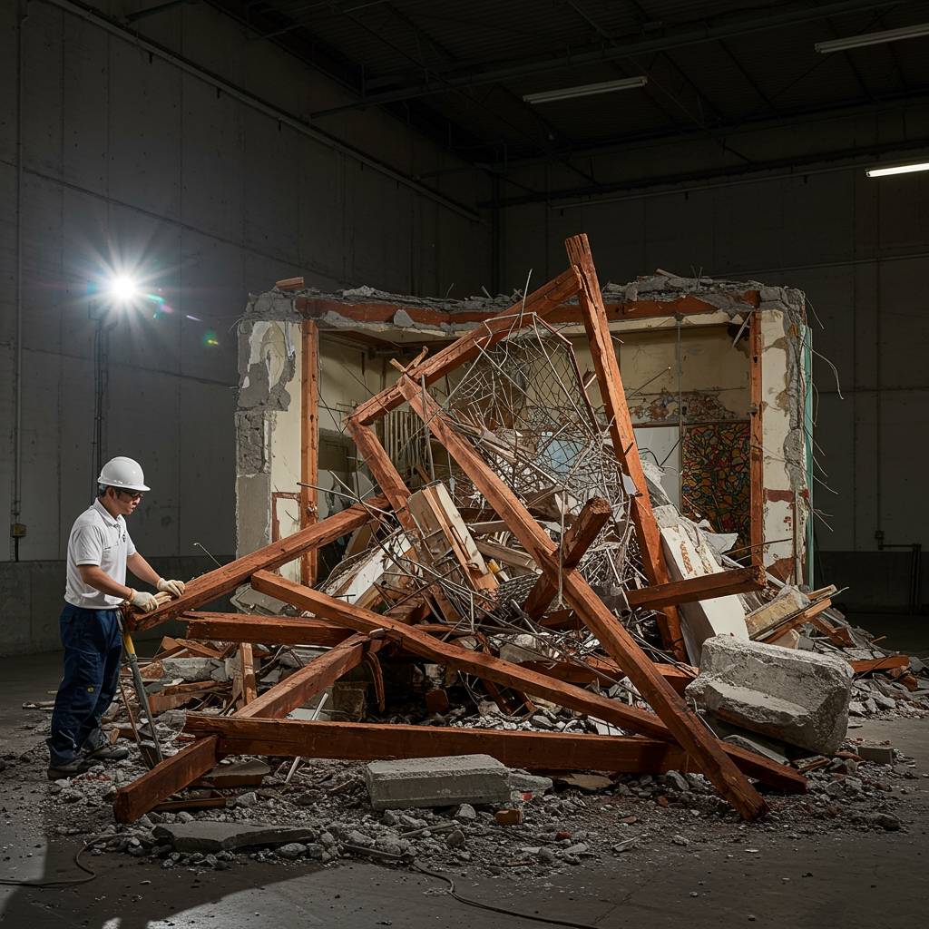 解体で出た廃材が芸術に – 香川県の解体業者とアーティストのコラボレーション