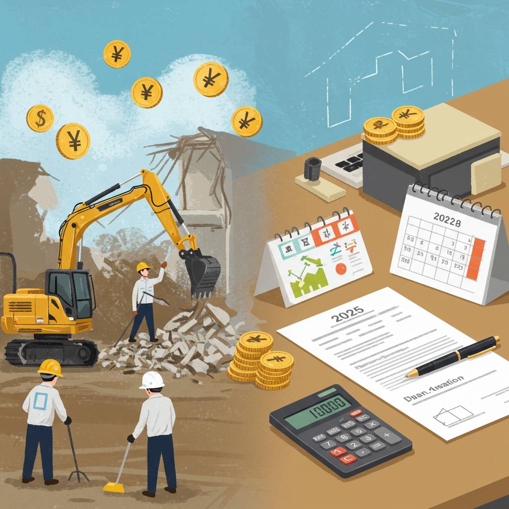 【2025年最新】解体工事の補助金・助成金制度を徹底解説！申請のコツも
