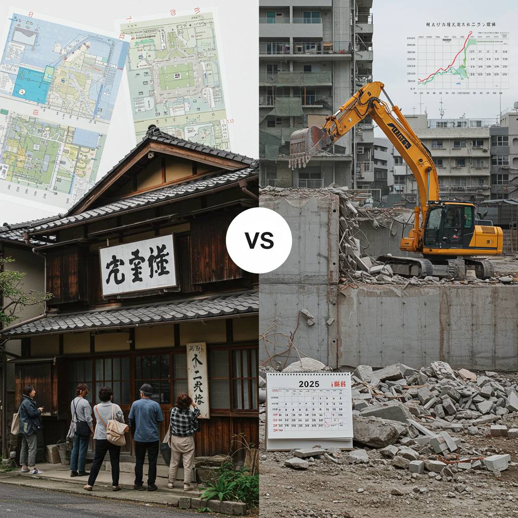 空き家バンクvs解体 — 2025年の不動産市場で考える最適解